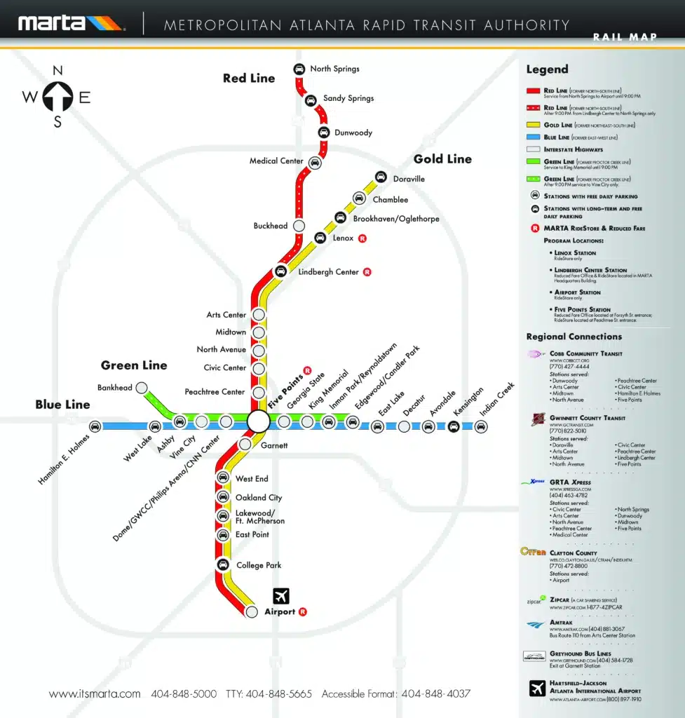 map marta rail